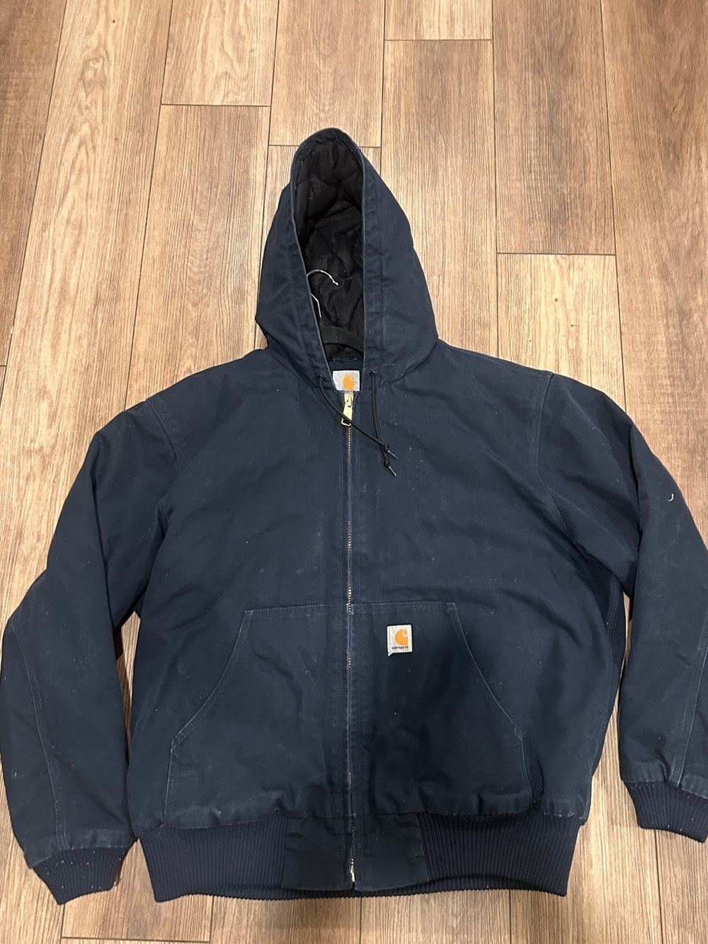 Vintage Carhartt Quilted Liner Jacket - Dark Navy size XL